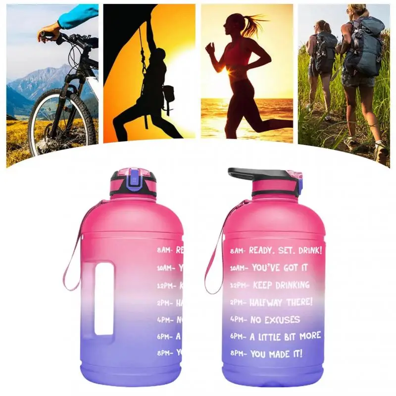 Water Bottle Sport Outdoor Tourism and Camping Picnic Hiking Portable Waterbottle 1 Gallon Fitness Waterbottle with Straw
Water Bottle Sport Outdoor Tourism and Camping Picnic Hiking Portable Waterbottle 1 Gallon Fitness Waterbottle with Straw