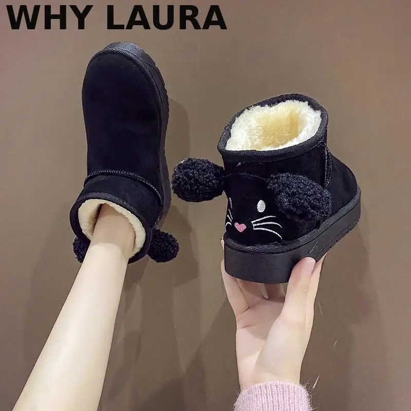 Warm snow boots for women, women's flat middle heel boots for women's winter shoes boots - women's luxury designer round toes
Warm snow boots for women, women's flat middle heel boots for women's winter shoes boots - women's luxury designer round toes