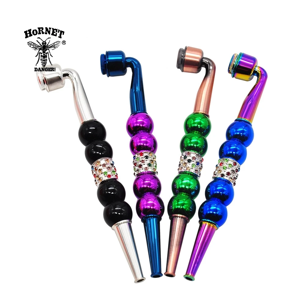 HORNET 1 PC Gemstone Zinc Alloy Smoking Pipes Metal Bowl Tobacco Herb Pipa Tobacco Detachable Smoking Hand Spoon Pipe
HORNET 1 PC Gemstone Zinc Alloy Smoking Pipes Metal Bowl Tobacco Herb Pipa Tobacco Detachable Smoking Hand Spoon Pipe