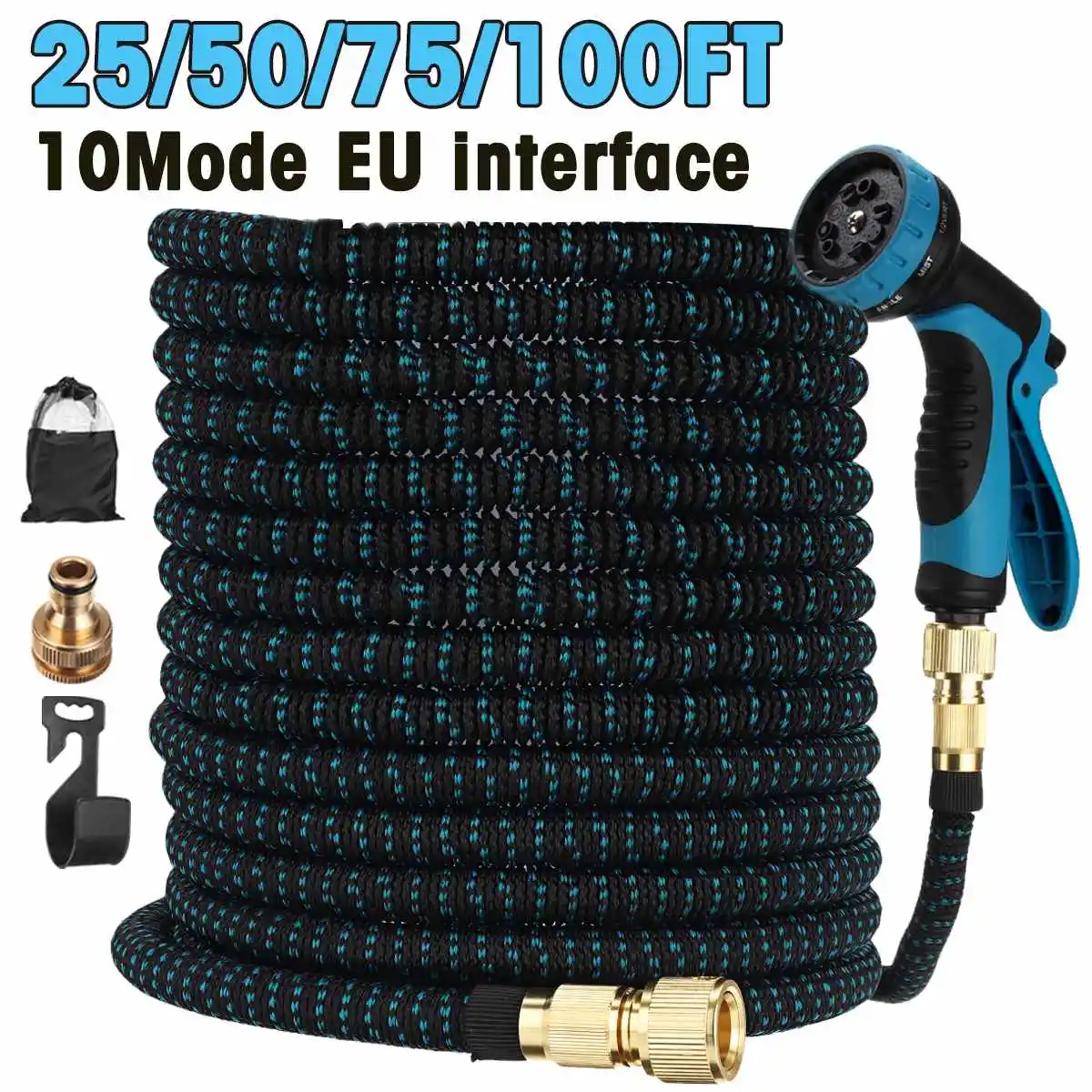 25-100Ft Garden Hose Pipe Water Hose Expandable Magic Hose 7 Patterns Water Gun Foam Pot For Car Wash Stretch Garden Magic Hose 
25-100Ft Garden Hose Pipe Water Hose Expandable Magic Hose 7 Patterns Water Gun Foam Pot For Car Wash Stretch Garden Magic Hose