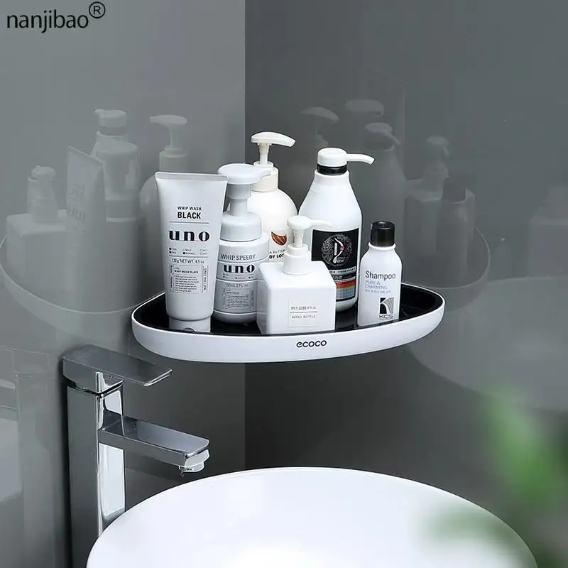 Free Punching Shelf Bathroom Organizer Wall Mounted Triangular Shelf Shampoo Cosmetic Storage Rack Bathroom Accessories
Free Punching Shelf Bathroom Organizer Wall Mounted Triangular Shelf Shampoo Cosmetic Storage Rack Bathroom Accessories