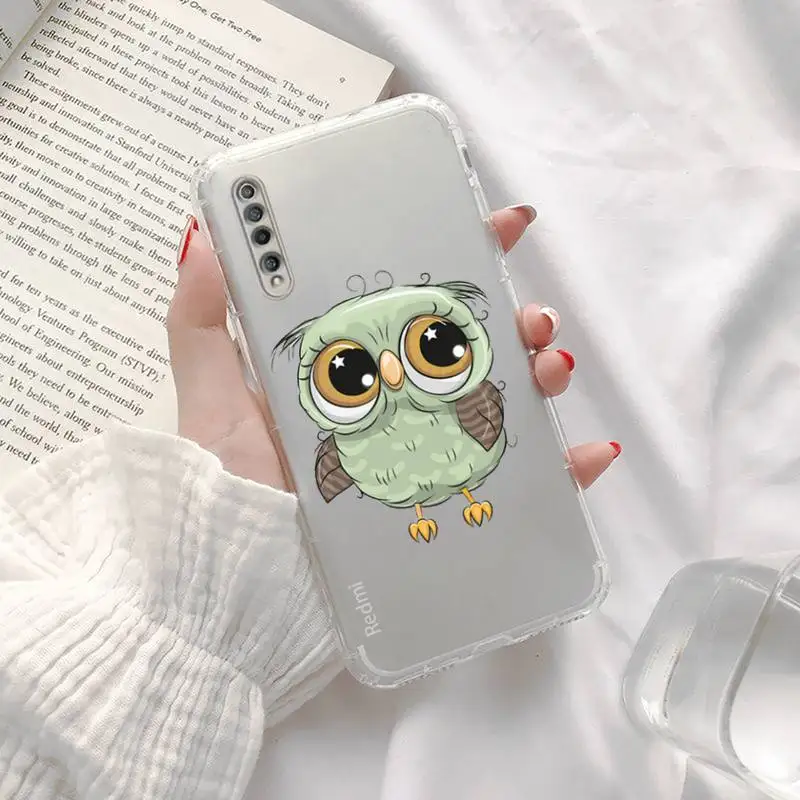 Cartoon Girl Gifts Cute Owl lovers Phone Case Transparent For Xiaomi Redmi K30 10T 10X 9 9A 8 8A 7 7A 6 K40 T S PRO 5G
Cartoon Girl Gifts Cute Owl lovers Phone Case Transparent For Xiaomi Redmi K30 10T 10X 9 9A 8 8A 7 7A 6 K40 T S PRO 5G