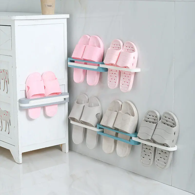 Bathroom Slippers Rack Wall Mounted Shoe Organizer Rack Folding Slippers Holder Shoes Hanger Self Adhesive Storage Towel Racks
Bathroom Slippers Rack Wall Mounted Shoe Organizer Rack Folding Slippers Holder Shoes Hanger Self Adhesive Storage Towel Racks