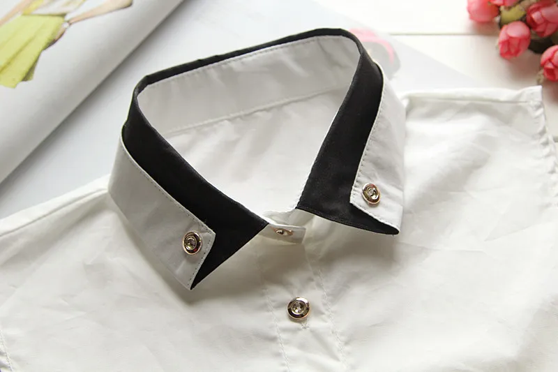 New Women White Black Fake Collar Ladies Solid Color False Collar Shirt Half Shirt Detachable Blouse Removable Detachable Collar
New Women White Black Fake Collar Ladies Solid Color False Collar Shirt Half Shirt Detachable Blouse Removable Detachable Collar