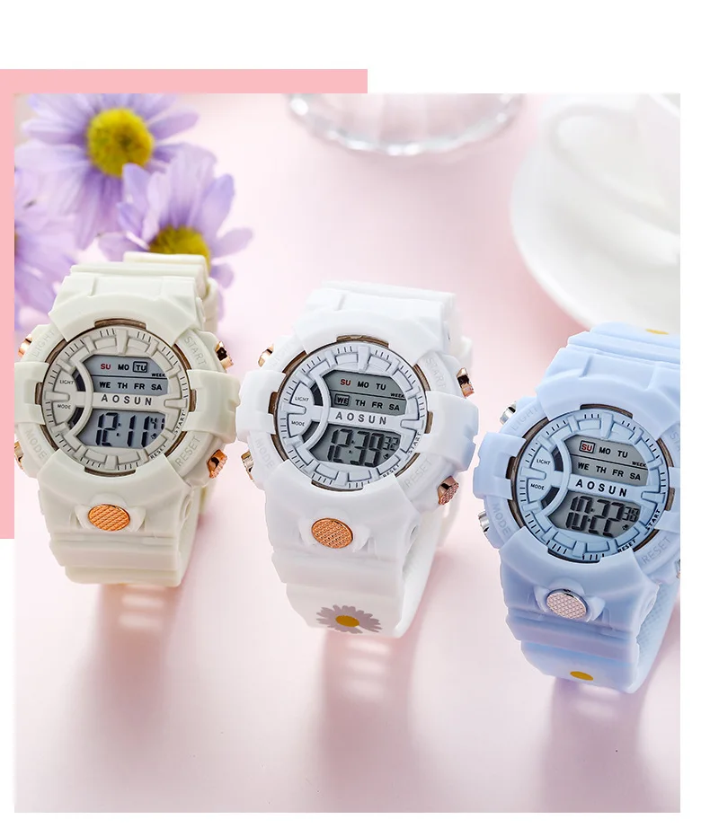 Electronic Digital Watch Multifunctional Fashion Watch Casual Wrist Watch For Women Girls J55 
Electronic Digital Watch Multifunctional Fashion Watch Casual Wrist Watch For Women Girls J55