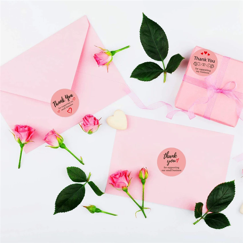 500pcs Thank You Stickers for Gift Package Sealing Pink Vintage Stickers Handmade Envelope Seal Labels Small Business Sticker
500pcs Thank You Stickers for Gift Package Sealing Pink Vintage Stickers Handmade Envelope Seal Labels Small Business Sticker