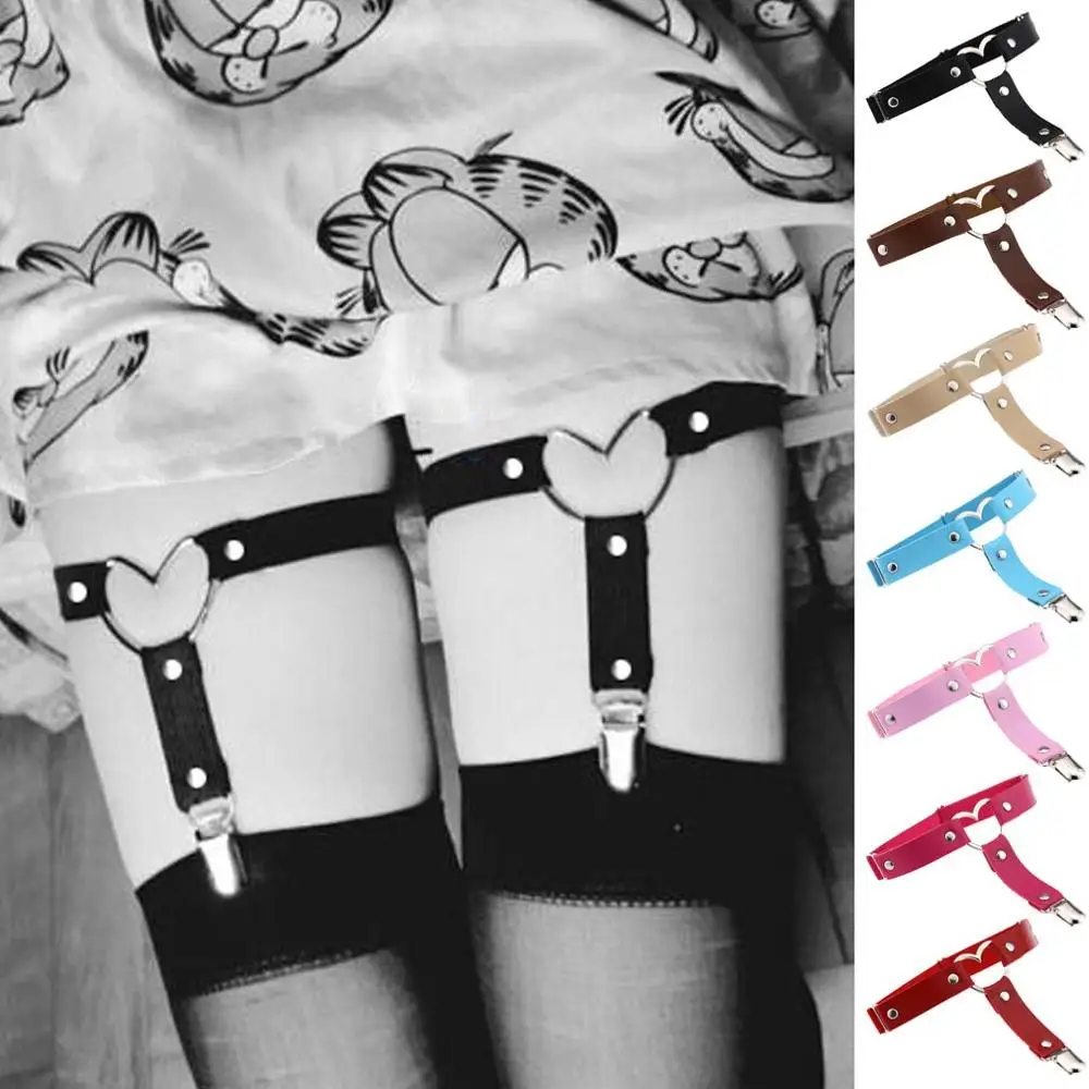 Punk Love Heart-Shaped Garters Cosplay Anime Sexy Trend Leather Handmade Simple Punk Hip-Hop Leg Ring Foot Ring Garter
Punk Love Heart-Shaped Garters Cosplay Anime Sexy Trend Leather Handmade Simple Punk Hip-Hop Leg Ring Foot Ring Garter