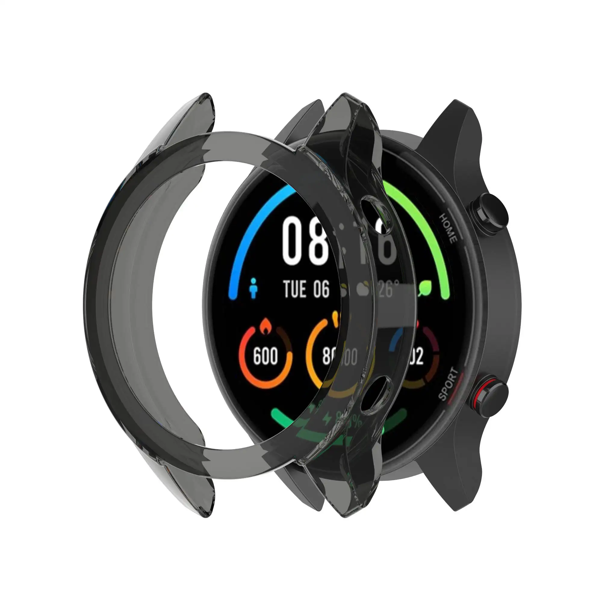 Защитный чехол BEHAU для Xiaomi Mi Watch цветной спортивный смарт-часов защитный из ТПУ |