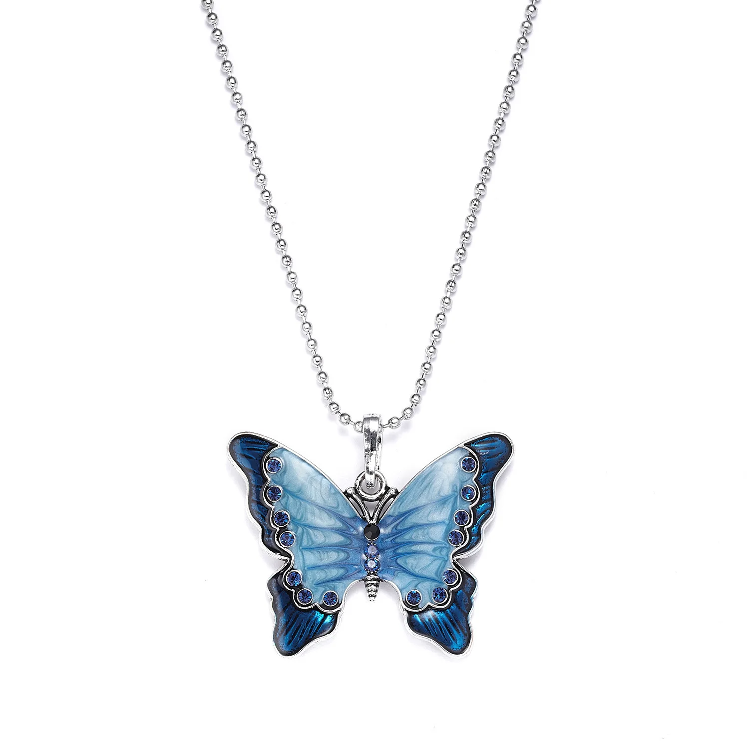 Explosive style butterfly necklace retro necklace butterfly alloy long sweater necklace clothing accessories women
Explosive style butterfly necklace retro necklace butterfly alloy long sweater necklace clothing accessories women
