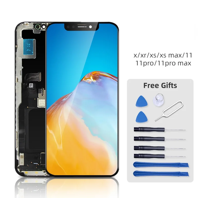 ЖК-экран для iPhone X OLED XS MAX XR TFT с сенсорным 3d-дигитайзером в сборе, сменный дисплей 11 Pro, инструменты для полного ремонта
ЖК-экран для iPhone X OLED XS MAX XR TFT с сенсорным 3d-дигитайзером в сборе, сменный дисплей 11 Pro, инструменты для полного ремонта