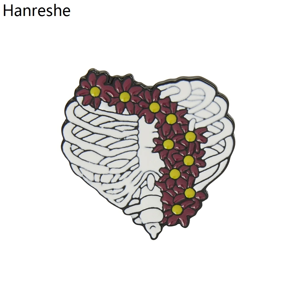 Hanreshe Flower Bones Heart-shaped Enamel Brooch Pins Medical Lapel Hat Badge Jewelry Accessories for Doctor Nurse Woman Gift
Hanreshe Flower Bones Heart-shaped Enamel Brooch Pins Medical Lapel Hat Badge Jewelry Accessories for Doctor Nurse Woman Gift