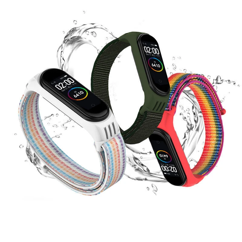 Nylon Strap for mi band 6 5 4 3 nfc Bracelet watchband pulsera correa Miband Bracelet Wristband Sport loop xiaomi mi band 6 5 4 
Nylon Strap for mi band 6 5 4 3 nfc Bracelet watchband pulsera correa Miband Bracelet Wristband Sport loop xiaomi mi band 6 5 4
