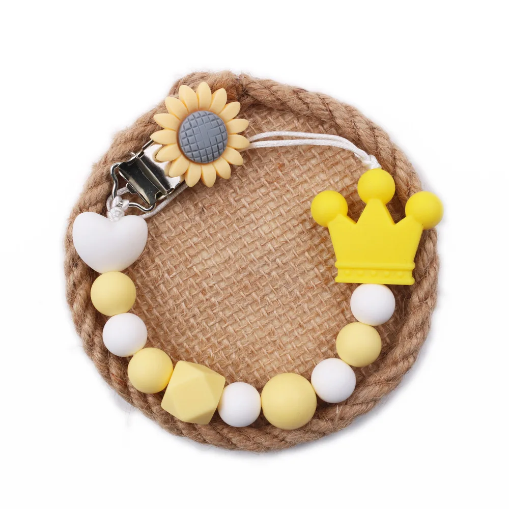 Baby pacifier clip flower cartoon silicone pacifier holder personality letter beads baby teething chain gift boys and girls crow
Baby pacifier clip flower cartoon silicone pacifier holder personality letter beads baby teething chain gift boys and girls crow