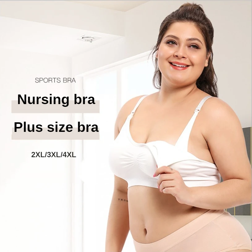 Plus size 2XL-4XL breastfeeding bra for pregnant women plus size anti-sagging Nursing bra underwear during pregnancy
Plus size 2XL-4XL breastfeeding bra for pregnant women plus size anti-sagging Nursing bra underwear during pregnancy