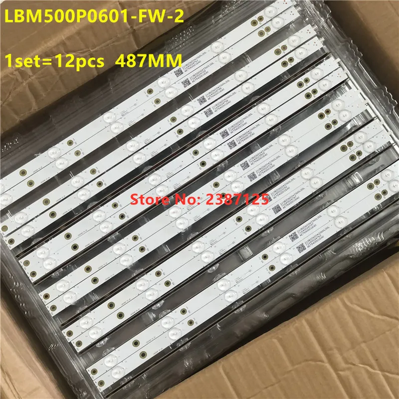 1set =12pcs LED Backlight strip 6leds for VI ZIO 50 inch TV D50F-E1 LTMWVTET LBM500P0601-FW-2 LB50085 V0_00 TPT500J1-HVN07.U
1set =12pcs LED Backlight strip 6leds for VI ZIO 50 inch TV D50F-E1 LTMWVTET LBM500P0601-FW-2 LB50085 V0_00 TPT500J1-HVN07.U