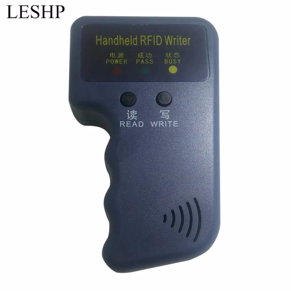 LESHP Handheld 125KHz EM4100 RFID Copier Writer Duplicator Programmer Reader 20000 times Writer for EM4305 T5577 CET5200 EN4305
LESHP Handheld 125KHz EM4100 RFID Copier Writer Duplicator Programmer Reader 20000 times Writer for EM4305 T5577 CET5200 EN4305