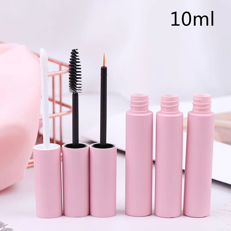 1PCS 10ml Mini size Pink Lip Gloss tubes Empty Balm Bottle Eyeliner Mascara Cosmetic Container Packing | Красота и здоровье
