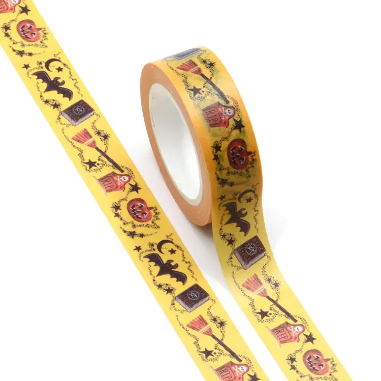 10pcs/lot Decor All Hallows Eve Halloween Washi Tapes DIY Scrapbooking Stickers Adhesive Masking Tape Kawaii Papeleria Wholesale
10pcs/lot Decor All Hallows Eve Halloween Washi Tapes DIY Scrapbooking Stickers Adhesive Masking Tape Kawaii Papeleria Wholesale