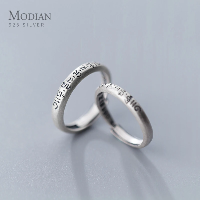 Modian 925 пробы серебряные парные кольца для мужчин и женщин мужские романтические