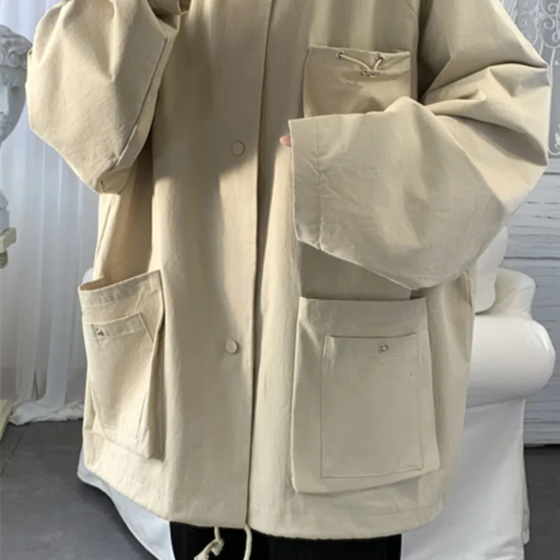 2021 NEW Tooling Jacket Solid Casual Multi-pocket Jacket Streetwear Wild Loose Hip-hop Bomber Jacket
2021 NEW Tooling Jacket Solid Casual Multi-pocket Jacket Streetwear Wild Loose Hip-hop Bomber Jacket