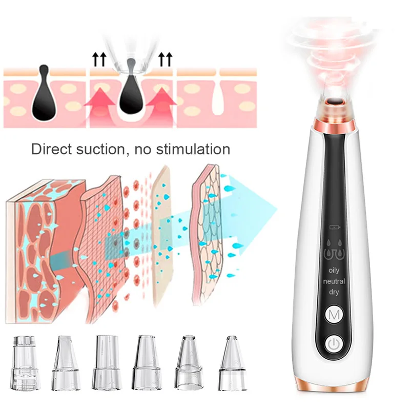 Acne Remover Blackhead Beauty Supply Face Cleaner Black Head Removal 6 Treatment Heads Acne Removing Apparatus
Acne Remover Blackhead Beauty Supply Face Cleaner Black Head Removal 6 Treatment Heads Acne Removing Apparatus