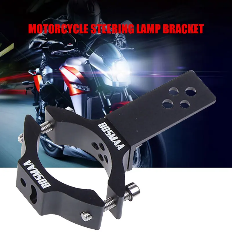 Turn Signal Bracket Headlight Bracket Strong Motorcycle Headlight Bracket Clamp Handlebar Aluminum Alloy Black Durable
Turn Signal Bracket Headlight Bracket Strong Motorcycle Headlight Bracket Clamp Handlebar Aluminum Alloy Black Durable