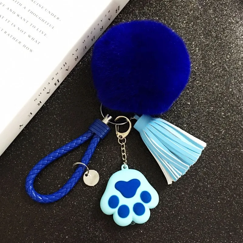 Korean version fashion Rex rabbit hair ball plush tassel key chain female cartoon glowing sound cat claw leather rope pendant
Korean version fashion Rex rabbit hair ball plush tassel key chain female cartoon glowing sound cat claw leather rope pendant