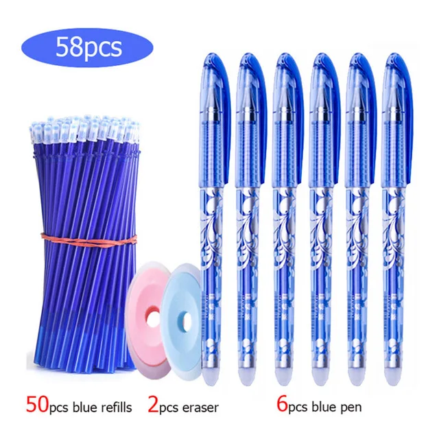 0.5mm Blue Black RedInk Gel Pen Erasable Refill Rod Erasable Pen Washable Handle School Writing Supplies Stationery Gel Ink Pen
0.5mm Blue Black RedInk Gel Pen Erasable Refill Rod Erasable Pen Washable Handle School Writing Supplies Stationery Gel Ink Pen