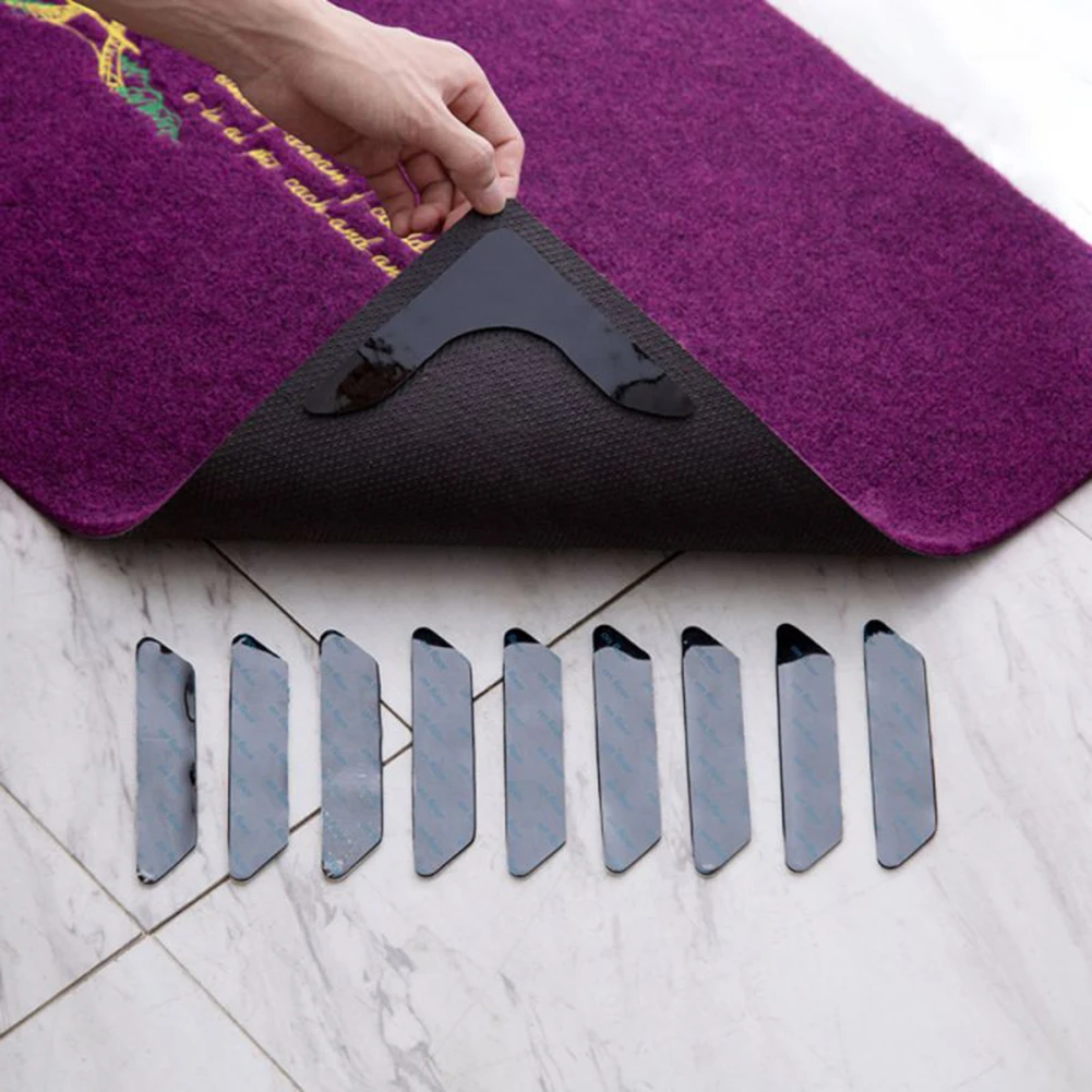 8Pcs Non Slip Grip Small Corners Triangular Pad Anti Skid Rug Carpet Mat Washable Removable Strong Adhesive Stopper Tape Sticker
8Pcs Non Slip Grip Small Corners Triangular Pad Anti Skid Rug Carpet Mat Washable Removable Strong Adhesive Stopper Tape Sticker