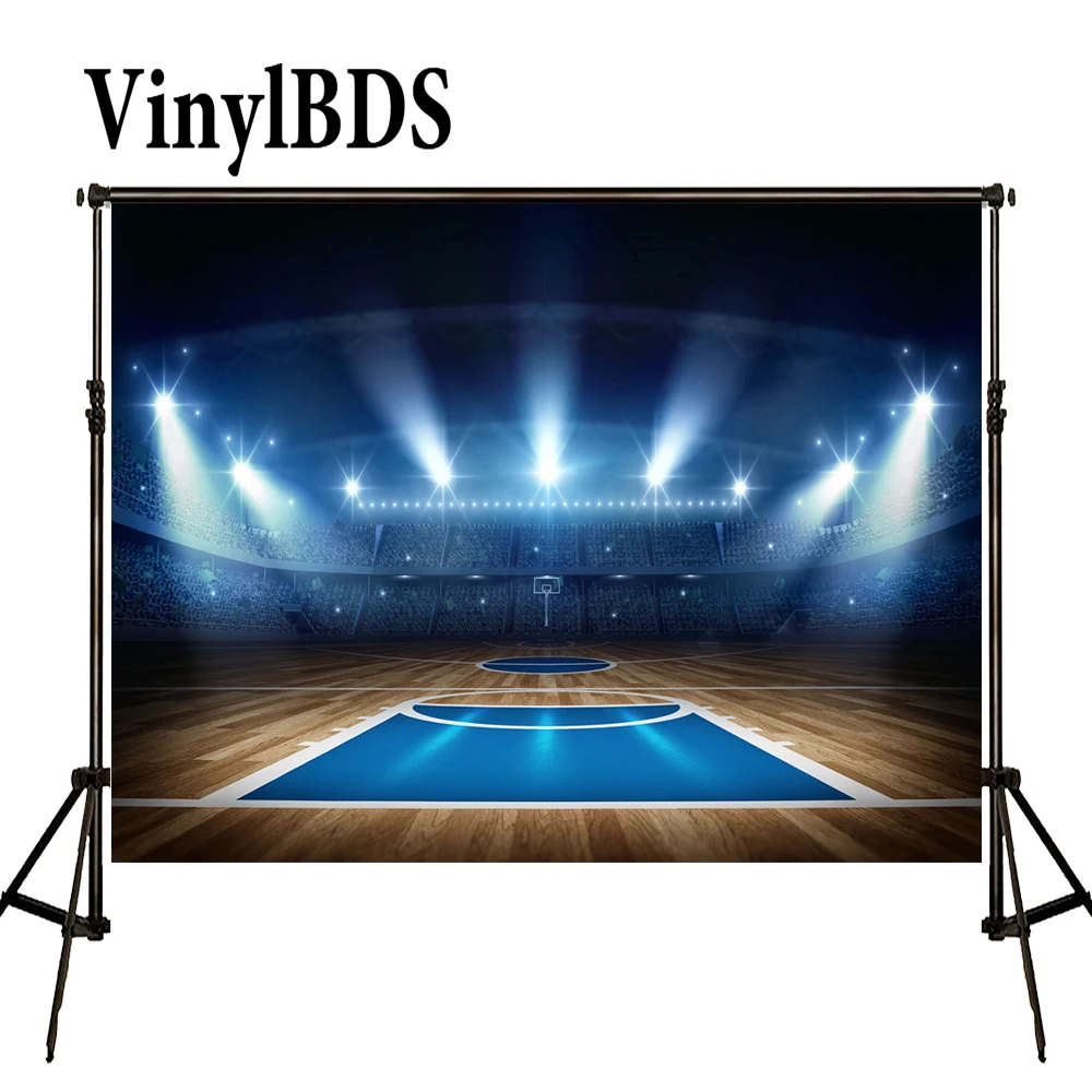 Vinylbds Photography Backdrops Basketball-Court Photo Studio Stadium Lights Children Background for Sports Props
Vinylbds Photography Backdrops Basketball-Court Photo Studio Stadium Lights Children Background for Sports Props