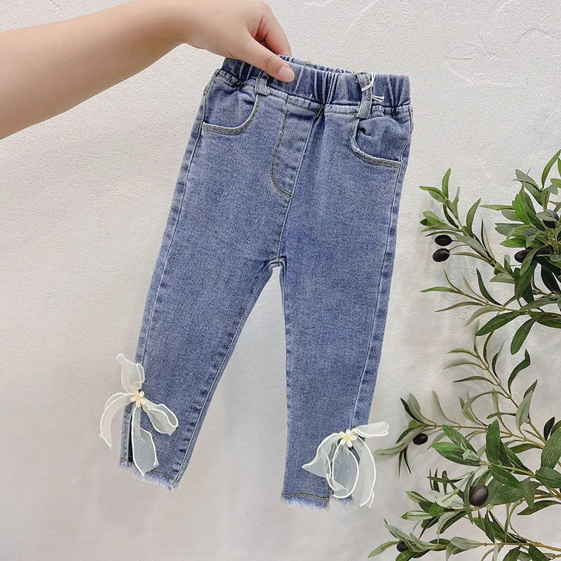 Girls Jeans Baby 2021 New Autumn Trousers Baby Lace Pants Outer Wear Children's Pants
Girls Jeans Baby 2021 New Autumn Trousers Baby Lace Pants Outer Wear Children's Pants
