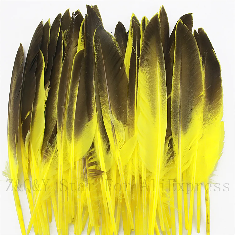 10-100PCS Natural 17-25CM (5-10 inches) Grey Duck Wing Feather Dyed Yellow DIY Craft Ornaments Pendant Accessories Feather
10-100PCS Natural 17-25CM (5-10 inches) Grey Duck Wing Feather Dyed Yellow DIY Craft Ornaments Pendant Accessories Feather