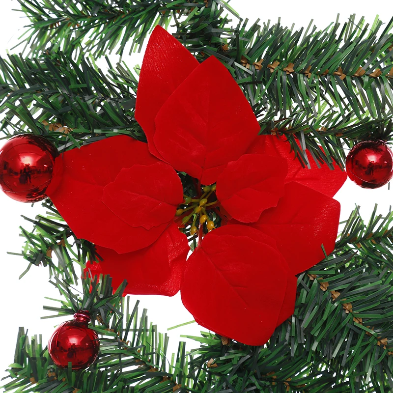 Christmas Decoration Green Christmas Wreath Artificial Christmas Tree Rattan LED Cane Practical Garland Decoration
Christmas Decoration Green Christmas Wreath Artificial Christmas Tree Rattan LED Cane Practical Garland Decoration