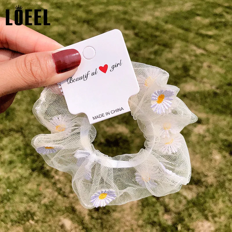 New Transparent Lace Embroidered Flower Elastic Hair Band Sweet Headdress Girls Headbands Ponytail Holder Women Hair Accessories
New Transparent Lace Embroidered Flower Elastic Hair Band Sweet Headdress Girls Headbands Ponytail Holder Women Hair Accessories