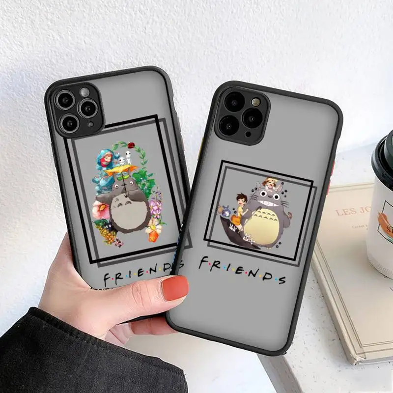 Spirited Away My Neighbor Totoro Friend Phone Case For iPhone 12 11 Mini Pro XR XS Max 7 8 Plus X Matte transparent cover
Spirited Away My Neighbor Totoro Friend Phone Case For iPhone 12 11 Mini Pro XR XS Max 7 8 Plus X Matte transparent cover