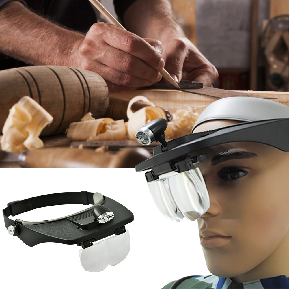 Руководитель Лупа увеличительное стекло со светодиодными огнями Hands Free повязка увеличительное Стекло для чтения Часы & электронная машина ...
Руководитель Лупа увеличительное стекло со светодиодными огнями Hands Free повязка увеличительное Стекло для чтения Часы & электронная машина ...