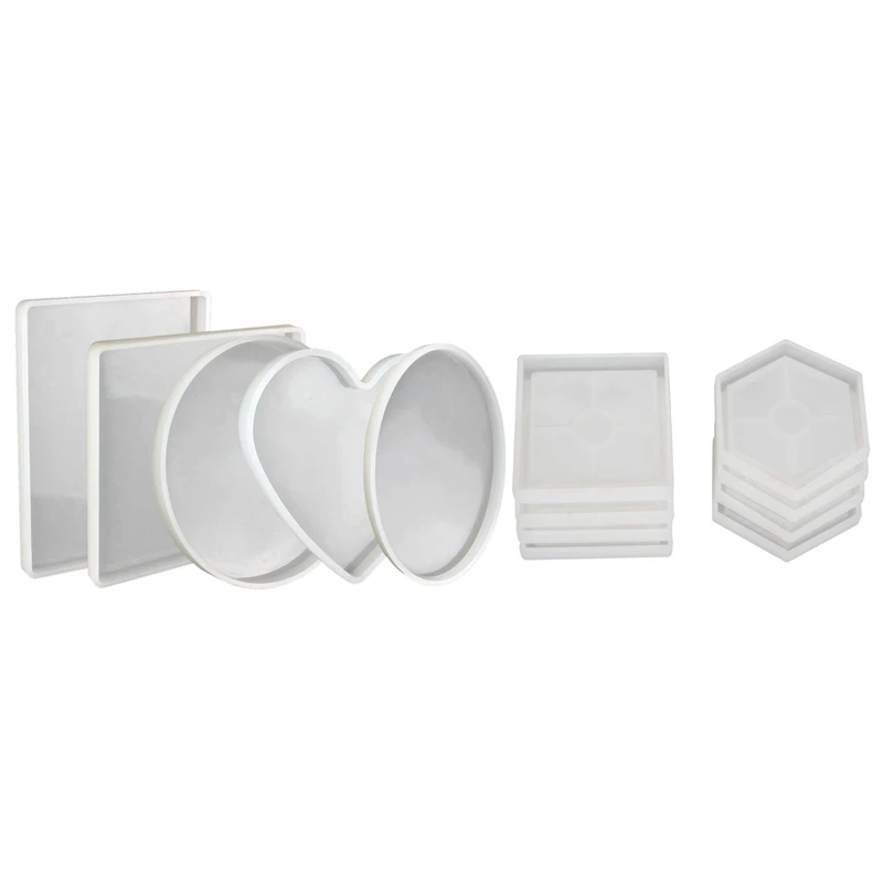 13 Pcs Large Resin Silicone Molds Shiny Epoxy Resin Molds DIY Silicone Molds for Casting Resin Mold, 5 Pcs 18x18Cm & 8 Pcs 100Mm
13 Pcs Large Resin Silicone Molds Shiny Epoxy Resin Molds DIY Silicone Molds for Casting Resin Mold, 5 Pcs 18x18Cm & 8 Pcs 100Mm