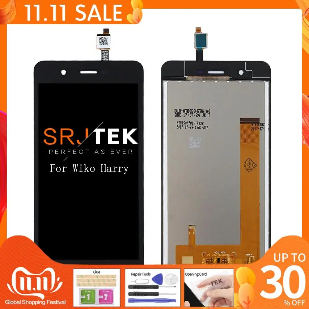5"For Wiko Harry LCD Display Touch Screen Sensor Glass Panel Digitizer Assembly Replacement 100% Tested For Wiko Harry LCD Glass
5"For Wiko Harry LCD Display Touch Screen Sensor Glass Panel Digitizer Assembly Replacement 100% Tested For Wiko Harry LCD Glass