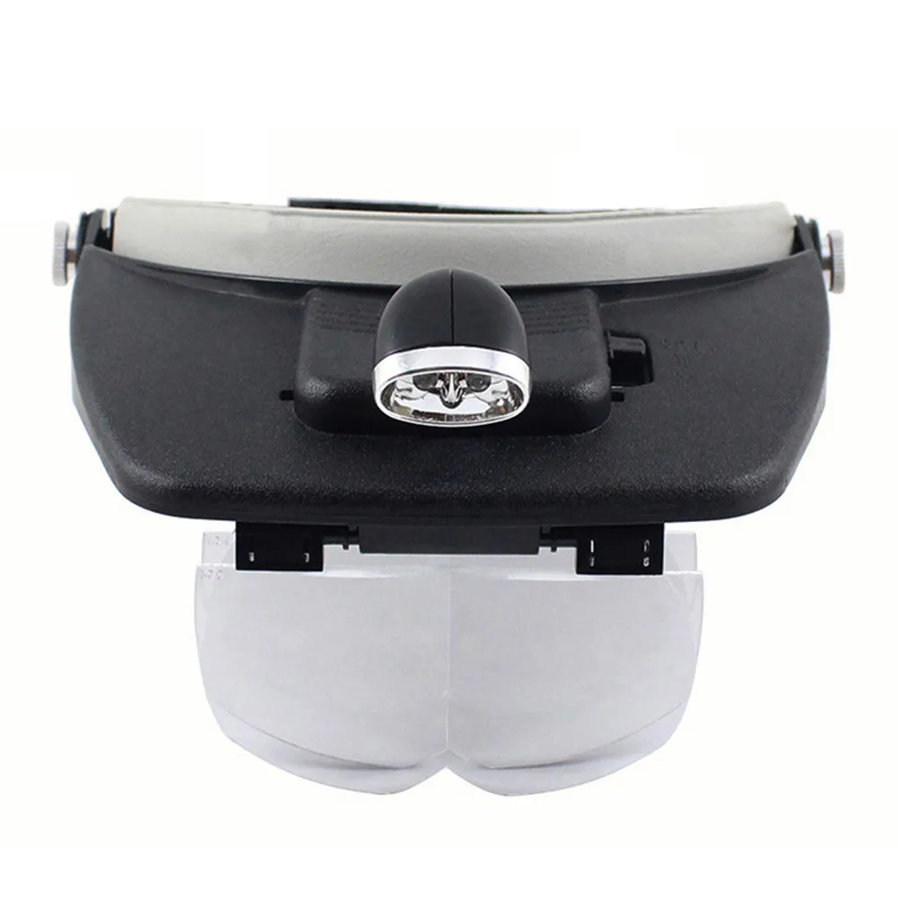 With LED Light Head Magnifier 4 Lenses Durable For Precision Work Glasses Magnifying Headband
With LED Light Head Magnifier 4 Lenses Durable For Precision Work Glasses Magnifying Headband