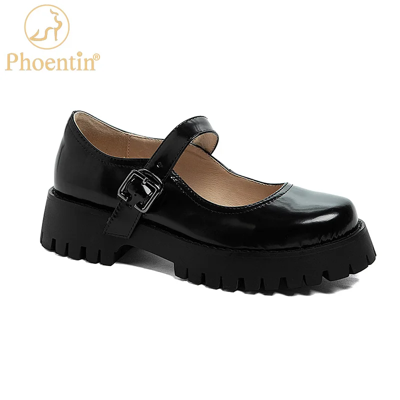 Phoentin Thick Sole Women Shoes Cross Strap Leather Pumps Woman Platform Buckle Medium Heels Round Toe Footwear 2021 New FT1394
Phoentin Thick Sole Women Shoes Cross Strap Leather Pumps Woman Platform Buckle Medium Heels Round Toe Footwear 2021 New FT1394