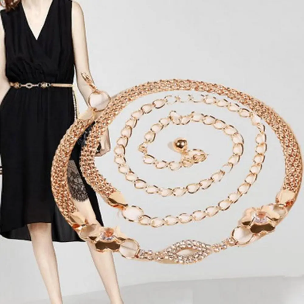New Fashion Metal Waist Chain Belt Women Circle Metal String Belts For Ladies Dresses Decoration
New Fashion Metal Waist Chain Belt Women Circle Metal String Belts For Ladies Dresses Decoration