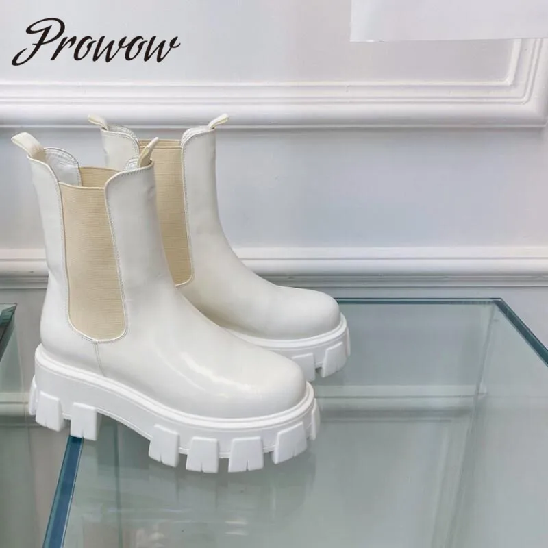 Женские ботильоны на платформе Prowow, Черные ботильоны на толстой подошве, Роскошные Дизайнерские Сапоги для осени и зимы,
Женские ботильоны на платформе Prowow, Черные ботильоны на толстой подошве, Роскошные Дизайнерские Сапоги для осени и зимы,