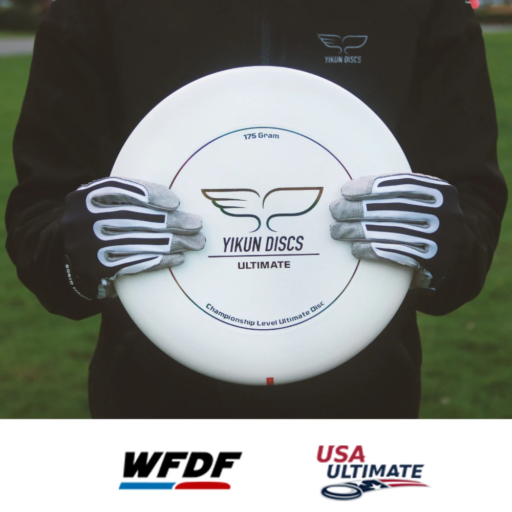 

Yikun Professional Ultimate Flying Disc Certified by WFDF For Ultimate Disc Competition Sports many colors175g YIKUN