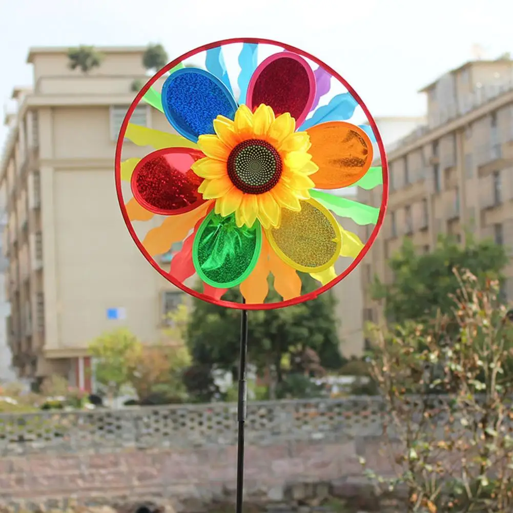 New Sunflower Windmill Colourful Wind Spinner Home Garden Decor Yard Kids Toy Rainbow Color Sunflower Wind Spinner Toy for Yard
New Sunflower Windmill Colourful Wind Spinner Home Garden Decor Yard Kids Toy Rainbow Color Sunflower Wind Spinner Toy for Yard