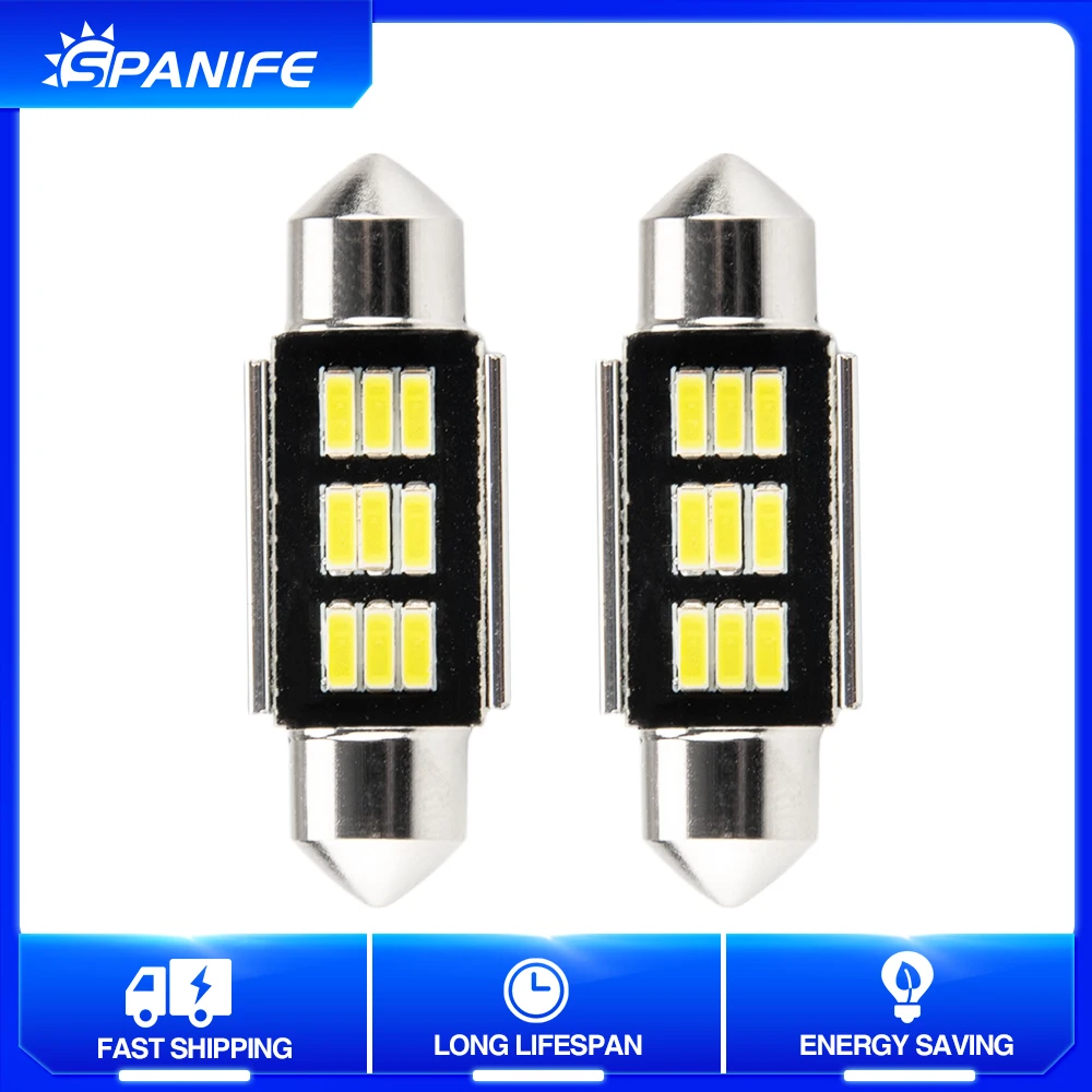 Spanife C10W C5W светодиодная лампа Canbus Festoon 31 мм 36 мм 39 мм 41 мм для автомобиля, лампа для внутреннего освесветильник, лампа для чтения номерного зна...
Spanife C10W C5W светодиодная лампа Canbus Festoon 31 мм 36 мм 39 мм 41 мм для автомобиля, лампа для внутреннего освесветильник, лампа для чтения номерного зна...