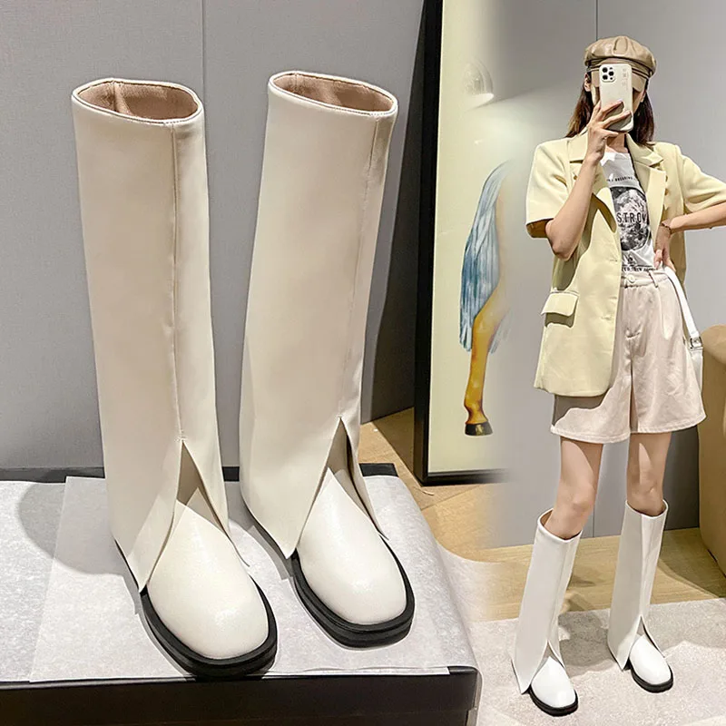 2021 Autumn and Winter New Pants Boots Women's Round Toe Straight High Tube Fashion Boots Women's Spring and Autumn Single Boots
2021 Autumn and Winter New Pants Boots Women's Round Toe Straight High Tube Fashion Boots Women's Spring and Autumn Single Boots