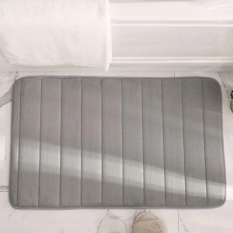 Super Soft Bathroom Mat Over Bathtub Side Bath Carpet Coral Fleece Non-slip Memory Foam Rug Mat For Home Floor Doormat 40x60cm
Super Soft Bathroom Mat Over Bathtub Side Bath Carpet Coral Fleece Non-slip Memory Foam Rug Mat For Home Floor Doormat 40x60cm