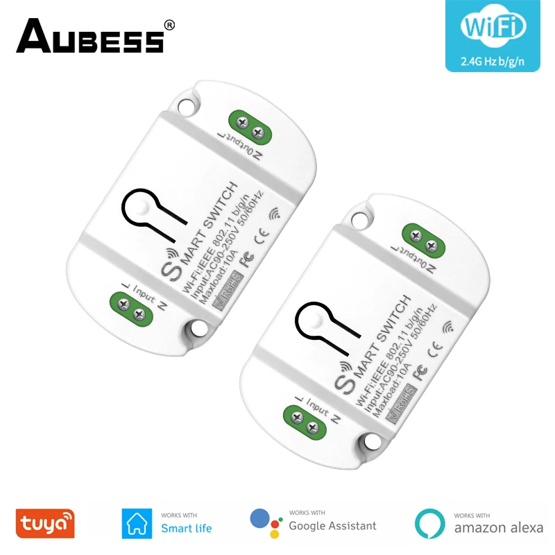 10A DIY WiFi Smart Switch Module Timer TUYA Smart Home Universal Breaker APP Wireless Remote Control Work With Alexa Google Home
10A DIY WiFi Smart Switch Module Timer TUYA Smart Home Universal Breaker APP Wireless Remote Control Work With Alexa Google Home