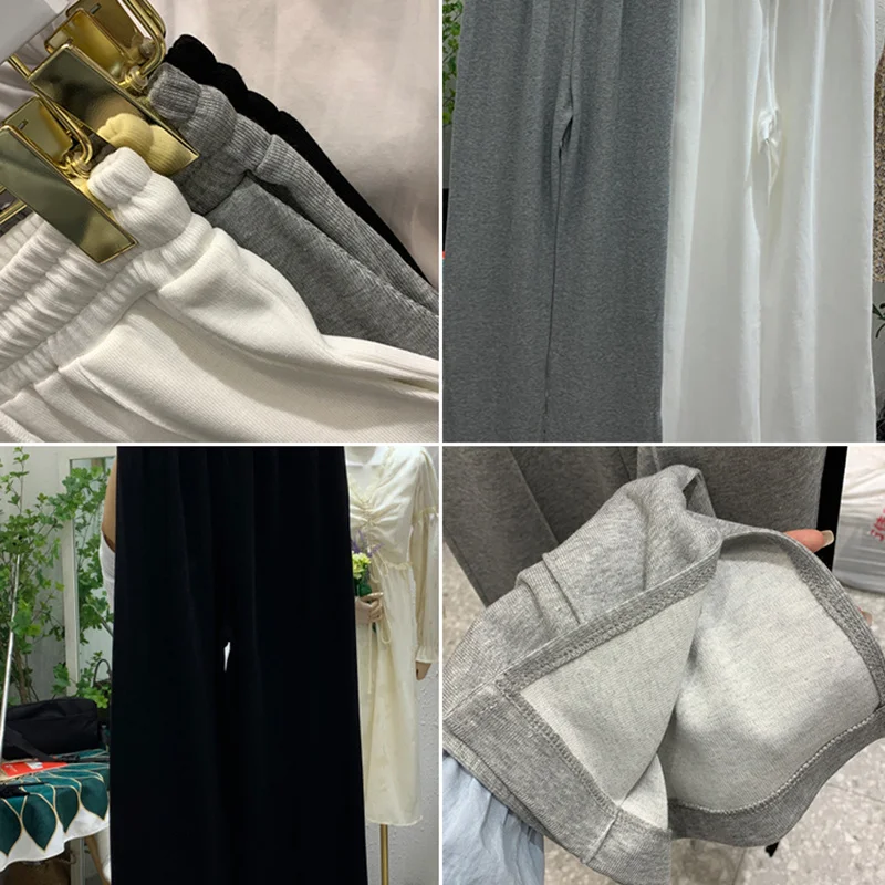 Spring Summer Fashion Slit Casual Sweatpants Women New Loose Elastic Waist Pantalones De Mujer Wide Leg Trousers Women
Spring Summer Fashion Slit Casual Sweatpants Women New Loose Elastic Waist Pantalones De Mujer Wide Leg Trousers Women