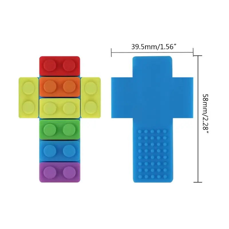1PC Rainbow Brick Robot Skull Chew Necklace Autistic Baby Silicone Teether Autism Sensory Chewy Toys
1PC Rainbow Brick Robot Skull Chew Necklace Autistic Baby Silicone Teether Autism Sensory Chewy Toys
